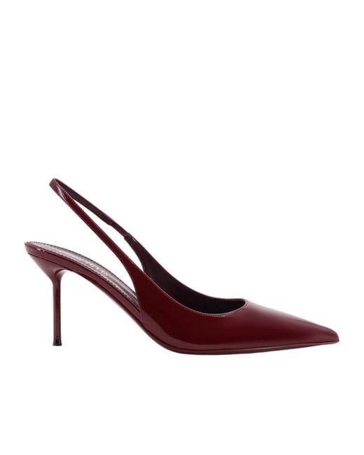 Paris Texas Purple Pointed Toe Heeled Pumps