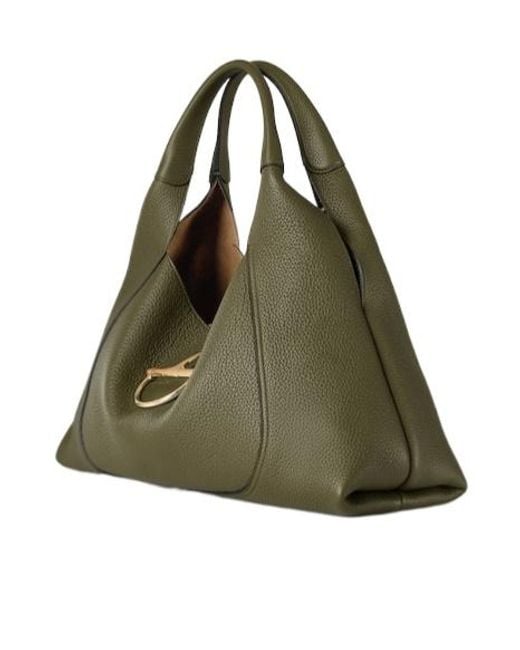 Gucci Green Softbit Maxi Shoulder Bag