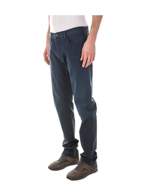 Armani Jeans Blue Logo Jeans for men