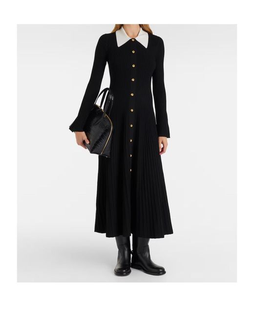 Jonathan Simkhai Black Philippa Shirt Dress