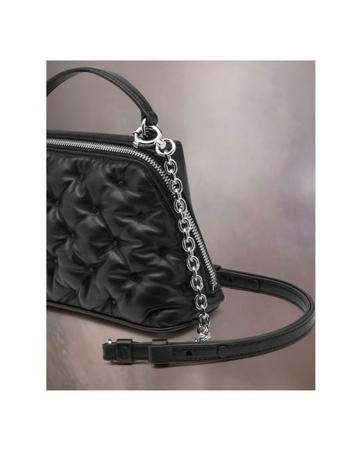 【Maison Margiela】 GLAM SLAM EMBROIDERY TRAPEZOID BAG Maison Margiela Glam Slam Embroidery Trapezoid Tote Bag