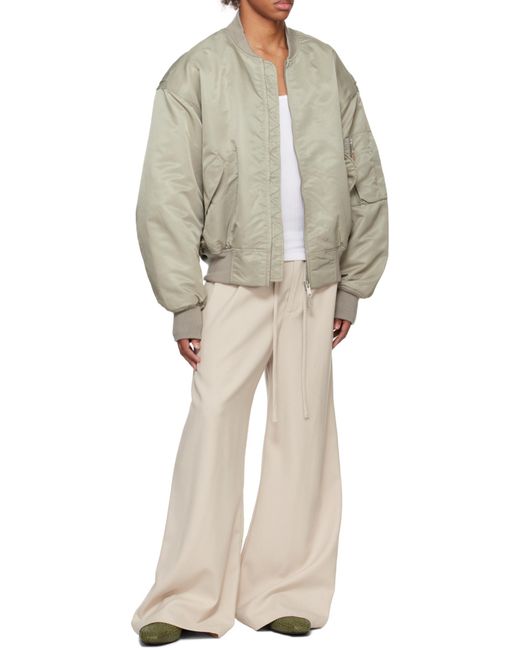 Entire studios Natural Broad Bomber Jacket for men