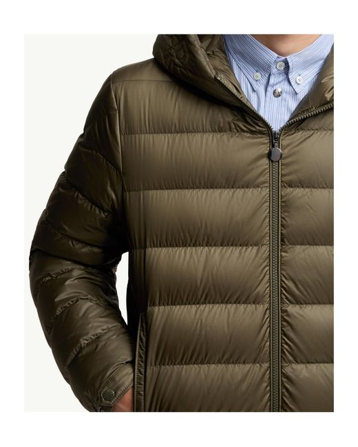 Moncler Green Najan Zip-Up Padded Jacket for men