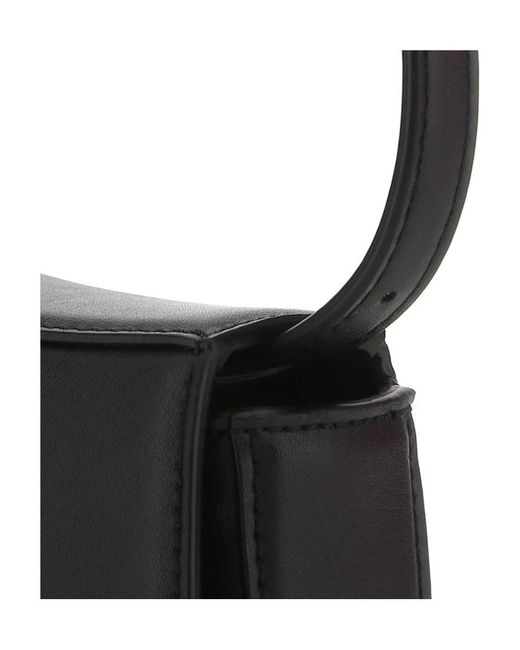Stella McCartney Black Logo Plaque Belt Bag