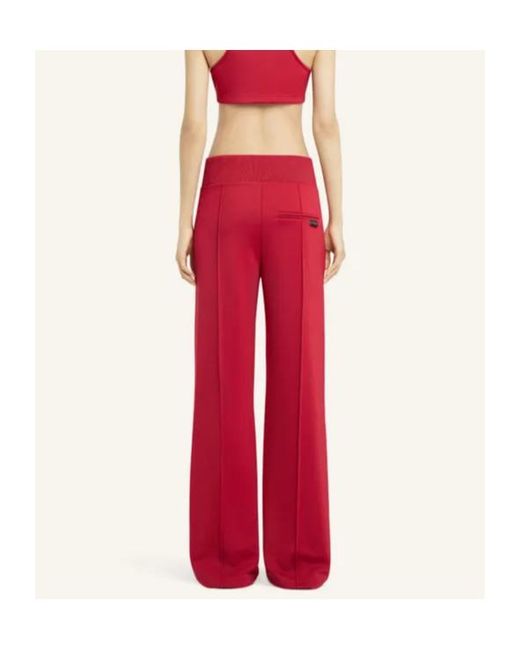 Courreges Red Courrèges Interlock Elasticated Waistband Track Pants
