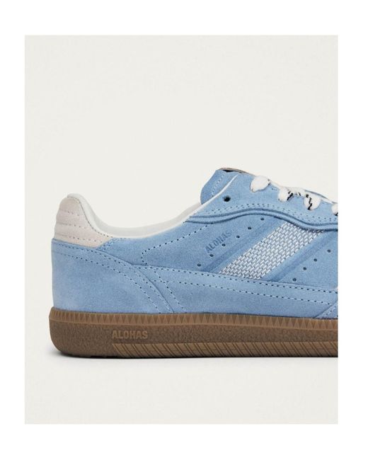 Alohas Blue Tb.490 Rife Lace-Up Sneakers