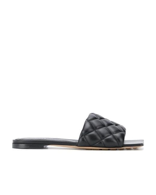 Bottega Veneta Multicolor Matelassé Flat Sandals