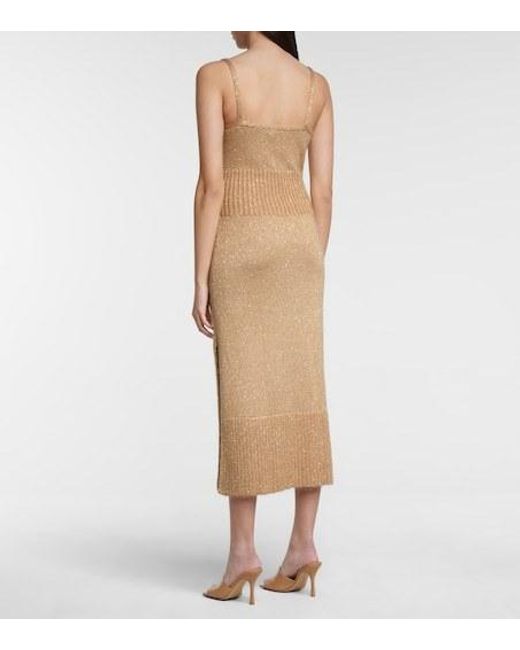 Altuzarra Natural Reese Knit Slip Dress