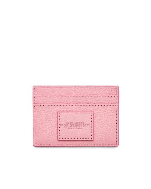 Marc Jacobs Pink Logo Embossed Cardholder