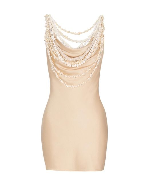 Balmain Natural Silk Shell Dress