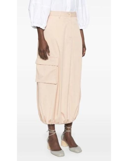 Fabiana Filippi Natural Cargo Maxi Skirt