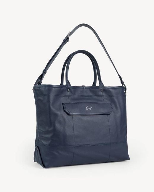 KENZO White Utility' Reversible Large Tote Bag for men