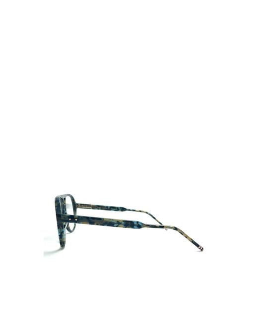 Thom Browne Multicolor Tortoise Acetate Glasses for men