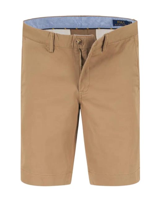 Polo Ralph Lauren Natural Belt-Loop Shorts for men