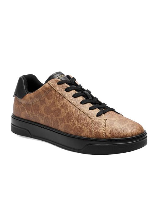 COACH Brown High Line Sneakers for men