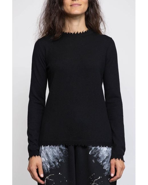 Avant Toi Blue Long-Sleeved Sweater