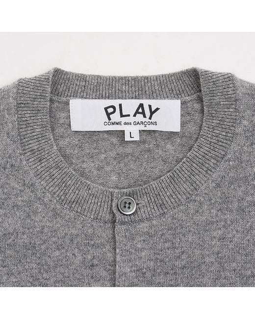 Comme des Garçons Gray Long-Sleeve Cardigan for men