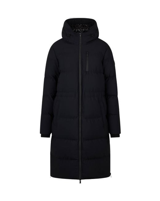 Moose Knuckles Black Lenin Hooded Padded Parka