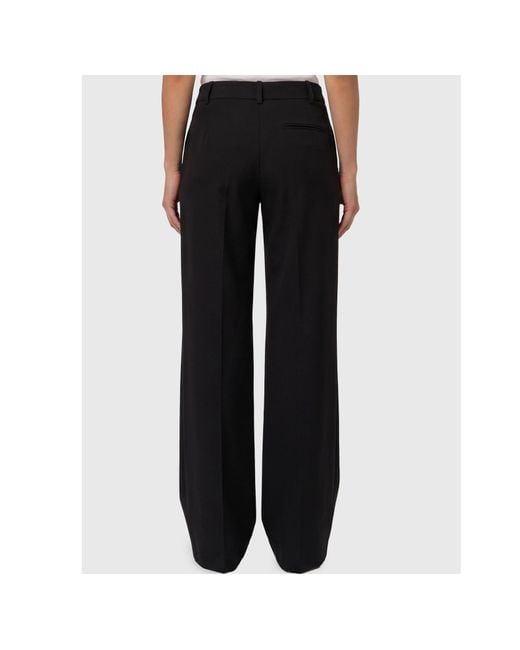 FEDERICA TOSI Black Frescolana Wide-Leg Pants
