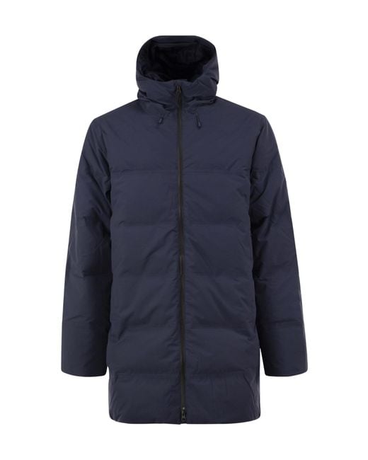Patagonia Blue Jackson Glacier Hooded Padded Parka for men
