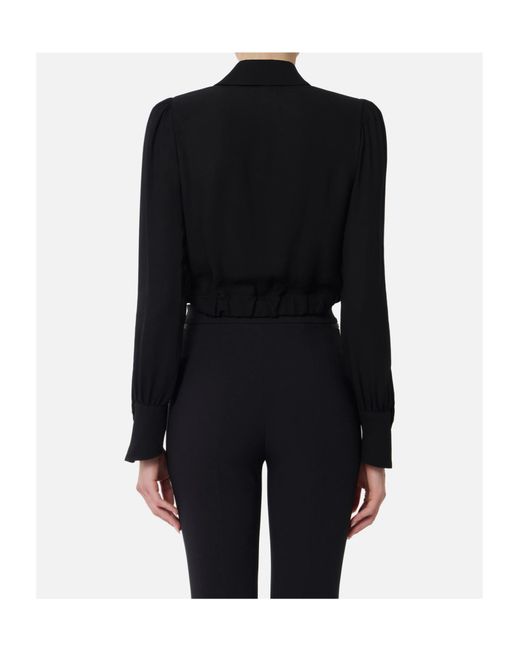 Elisabetta Franchi Black Blouse