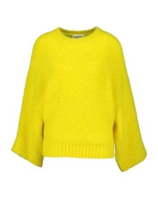 Essentiel Antwerp Yellow Long-Sleeved Sweater