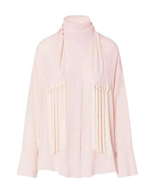 Liu Jo Pink Shirt With Scarf