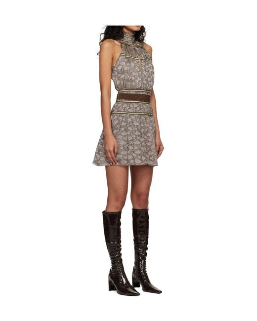 KNWLS Natural Freya Mini Dress