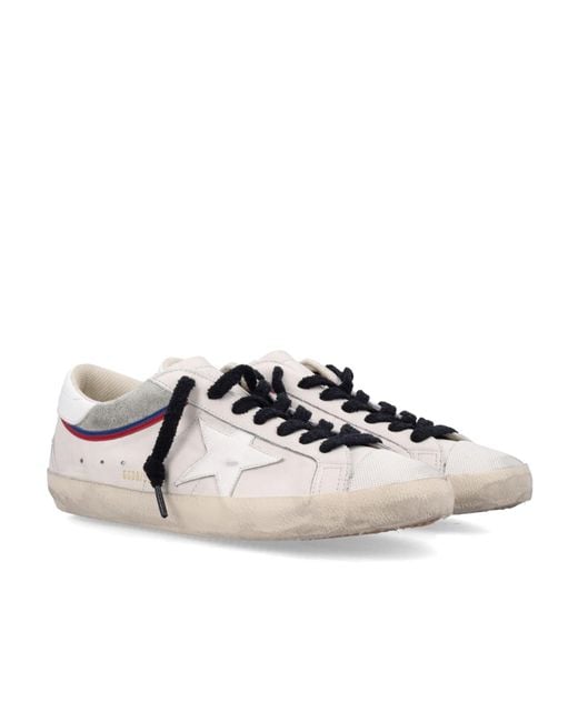 Golden Goose Deluxe Brand White Superstar Lace-Up Sneakers for men