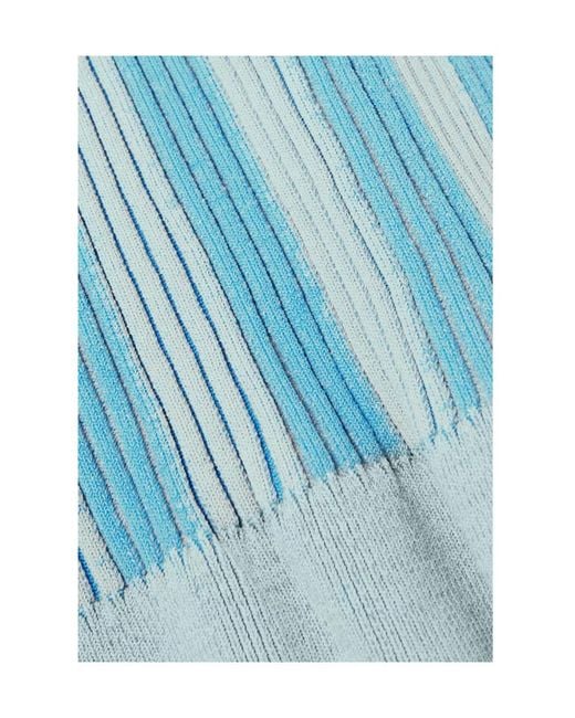 Jacquemus Blue Gradient Stripe Skirt