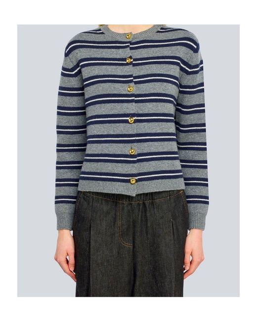 Semicouture Gray Cardigan
