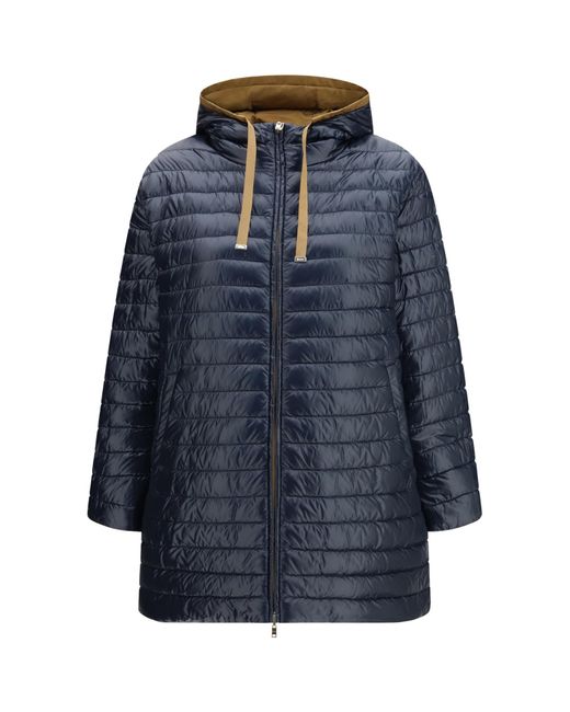 Herno Natural Zip-Up Reversible Hooded Coat
