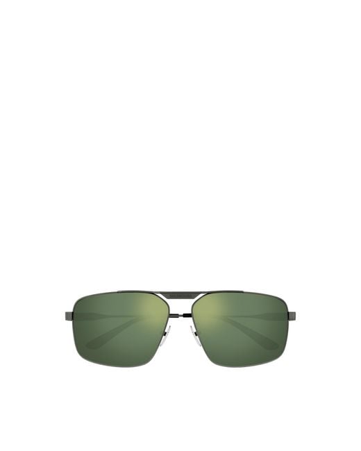 Balenciaga Green Eyewear Pilot Frame Sunglasses for men