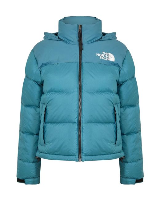 The North Face Blue Minimalist Waterproof Down Jacket