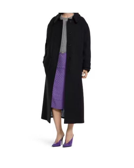 Gucci Black Wool Batavia Coat