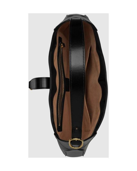 Gucci Black 1961 Jackie Medium Hobo Shoulder Bag
