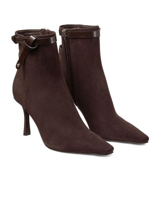Jimmy Choo Brown Camie 85 Ankle Boots