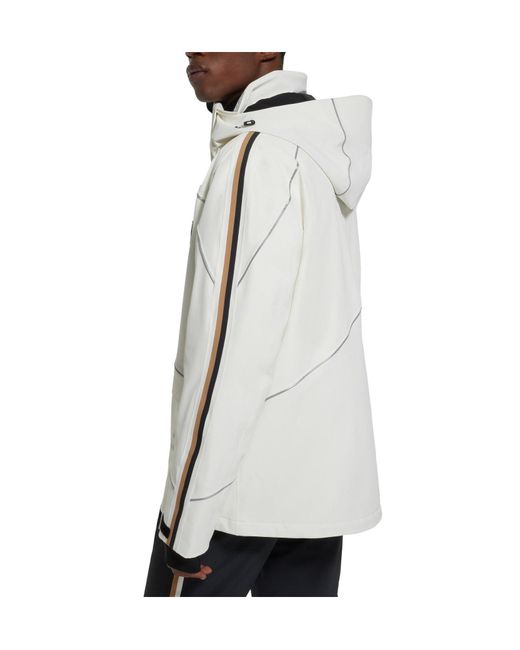 Boss White Casual Ski Jacket for men