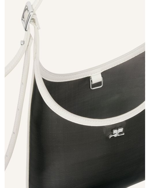 Courreges Gray Courrèges Melt Small Mesh Shoulder Bag