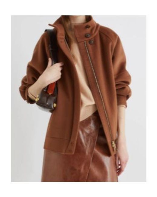 Marella Brown Cashmere-Blend Jacket