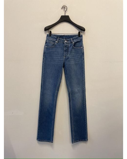 Bottega Veneta Blue Belt-Loop Jeans