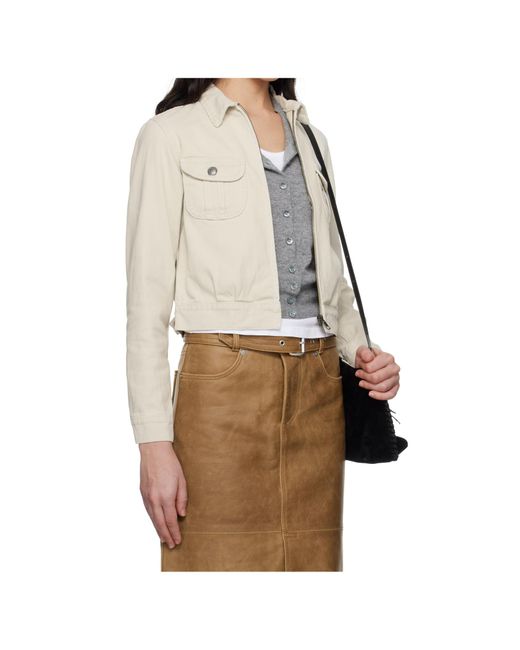 R13 Natural Non-Stretch Denim Jacket