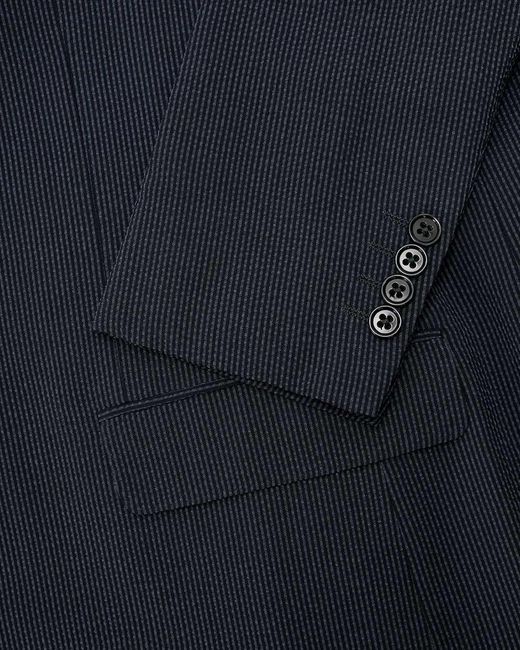 Armani Collezioni Blue Single-Breasted Suit for men