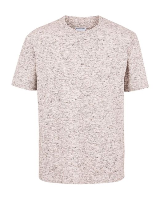 Bottega Veneta Pink Short-Sleeved T-Shirt for men