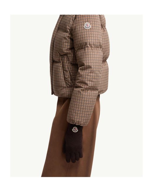 Moncler Red Wool Gloves