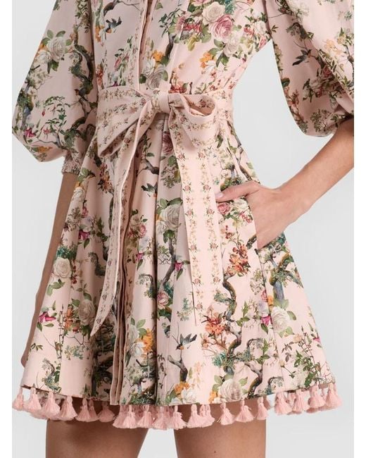 Alice + Olivia Multicolor Alice Olivia Lucy Mini Shirt Dress