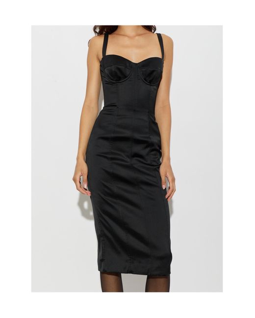 Dolce & Gabbana Black Sleeveless Dress