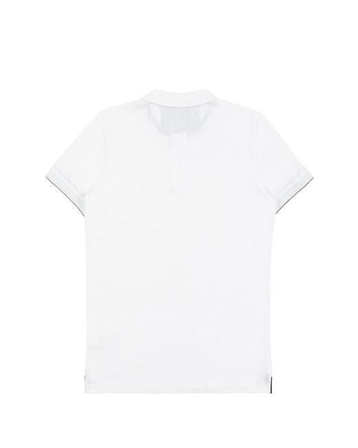 Iceberg White Logo Polo Shirt for men