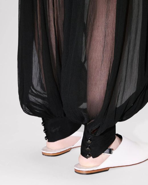 KENZO White Slingback Flat Shoes