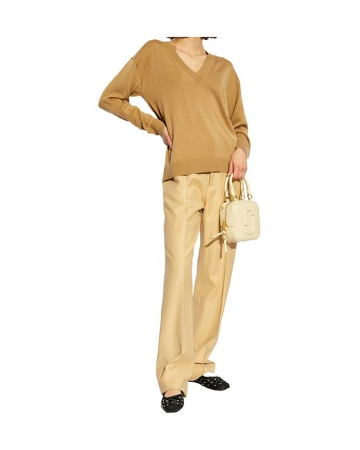 MICHAEL Michael Kors Yellow V-Neck Jumper